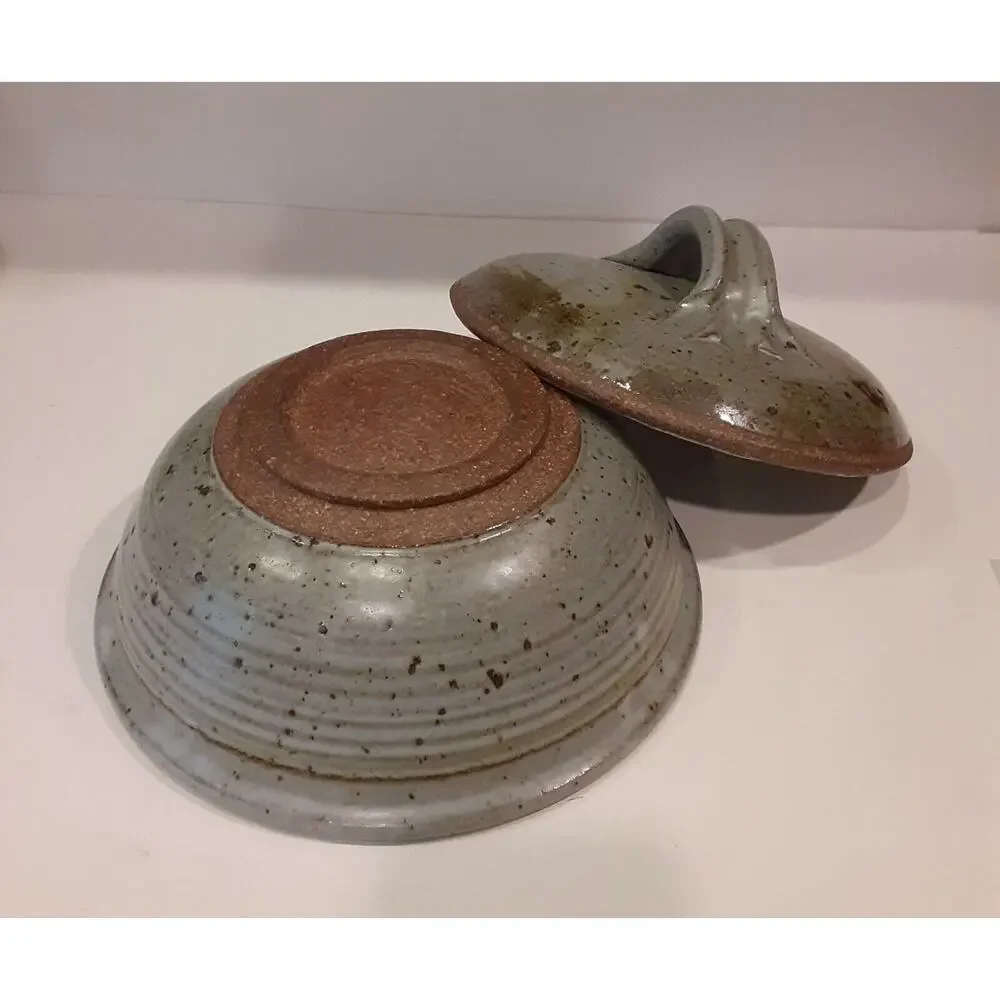 Vintage Jim Cantrell 1971 Signed Pottery Casserole With Lid RARE FIND
